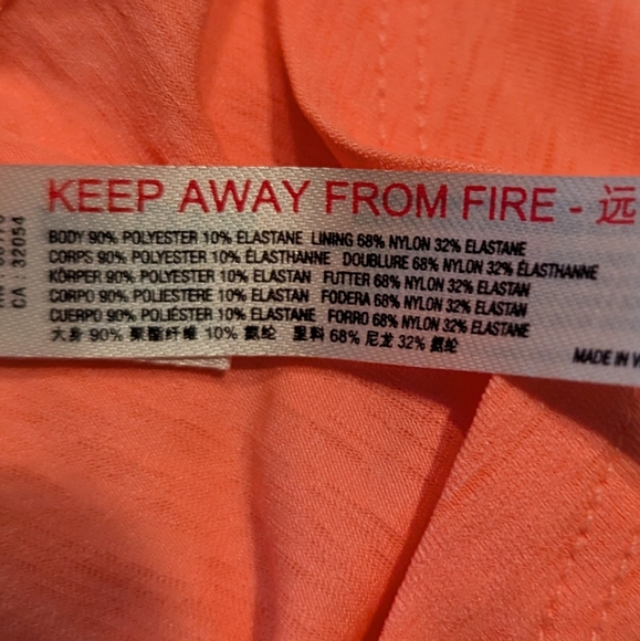 Fp Movement By Free People Perfect Condition Papaya Punch Tank Top Medium - Picture 6 of 11